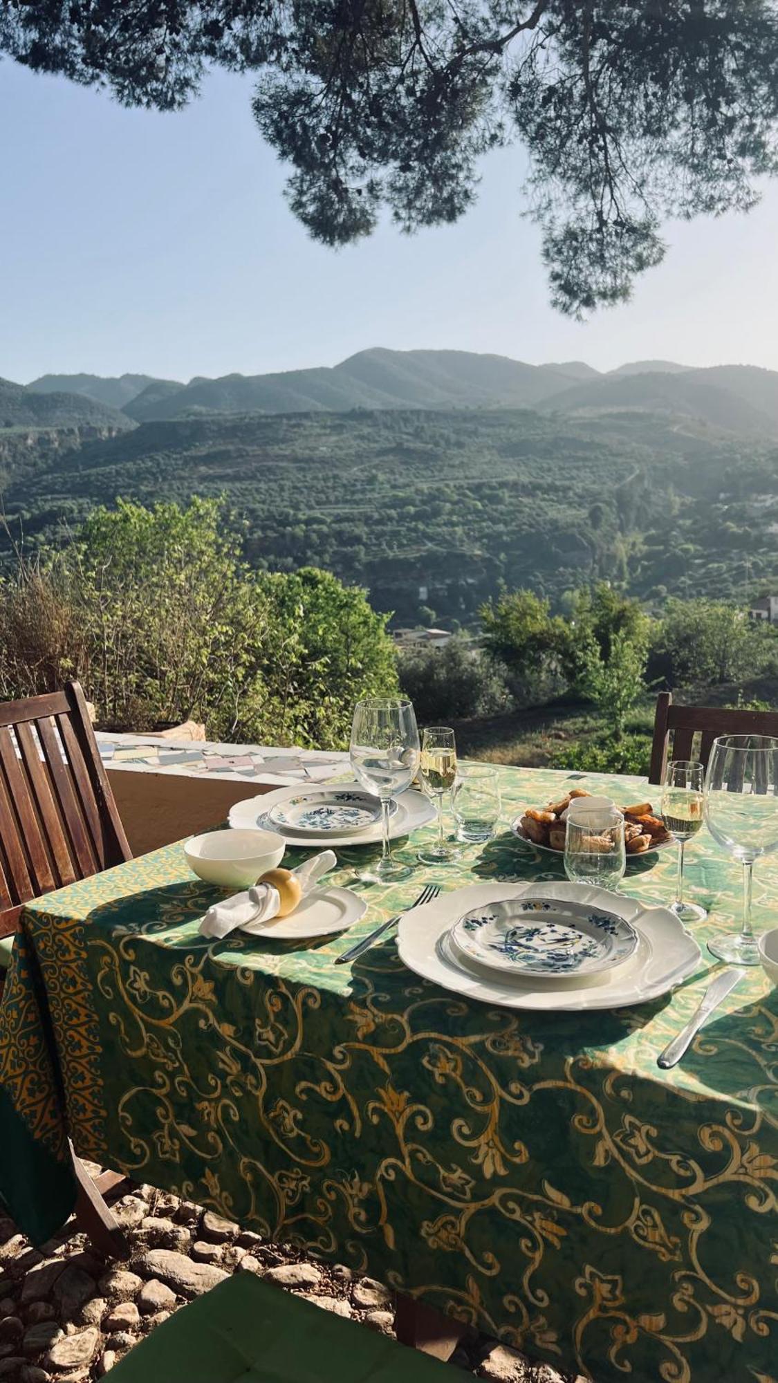 Cortijo El Pino Retreat Panzió Albuñuelas Kültér fotó