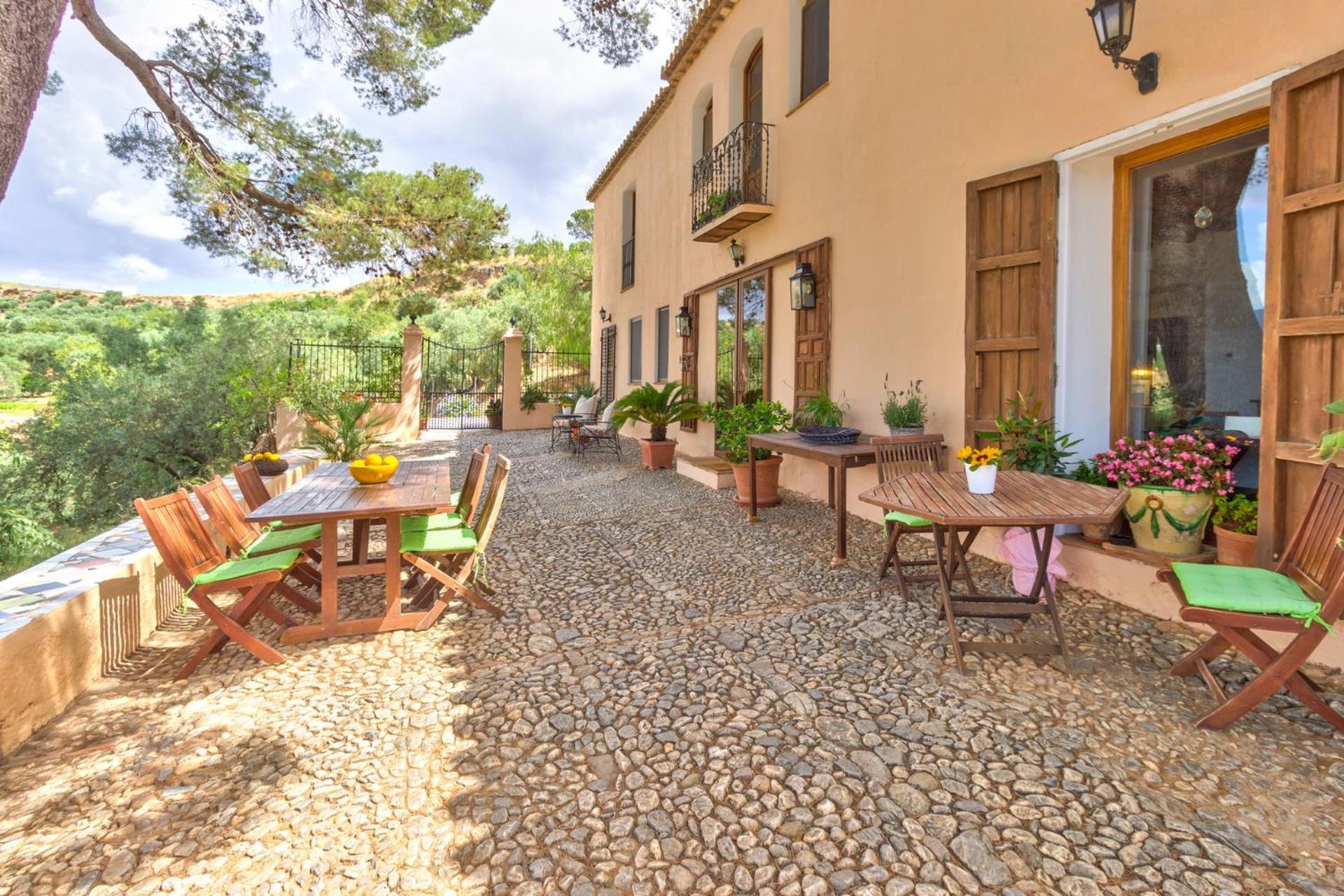 Cortijo El Pino Retreat Panzió Albuñuelas Kültér fotó
